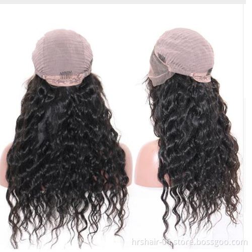 Wholesale Deep Wave Full Lace Wigs Human Hair Lace Front Peruvian Virgin Hair 13x4 Lace Front Wigs for Black Women